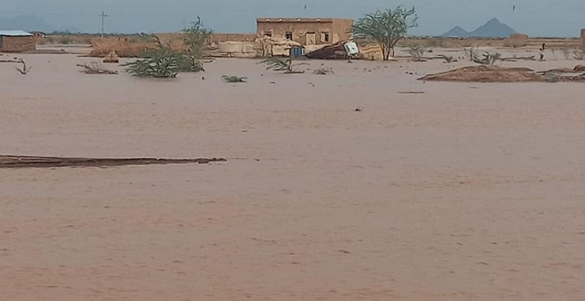 السيول تجتاح عدد من القري بولاية كسلا