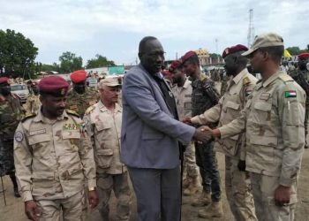 حاكم النيل الأزرق يستقبل متحرك الدعم السريع المشارك في دعم العملية الأمنية