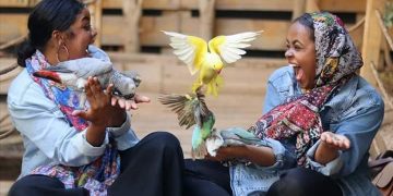بالصور  سودانيون يتنفسون الصعداء بمحمية المارشال الطبيعية شرقي الخرطوم رغم الظروف الاقتصادية