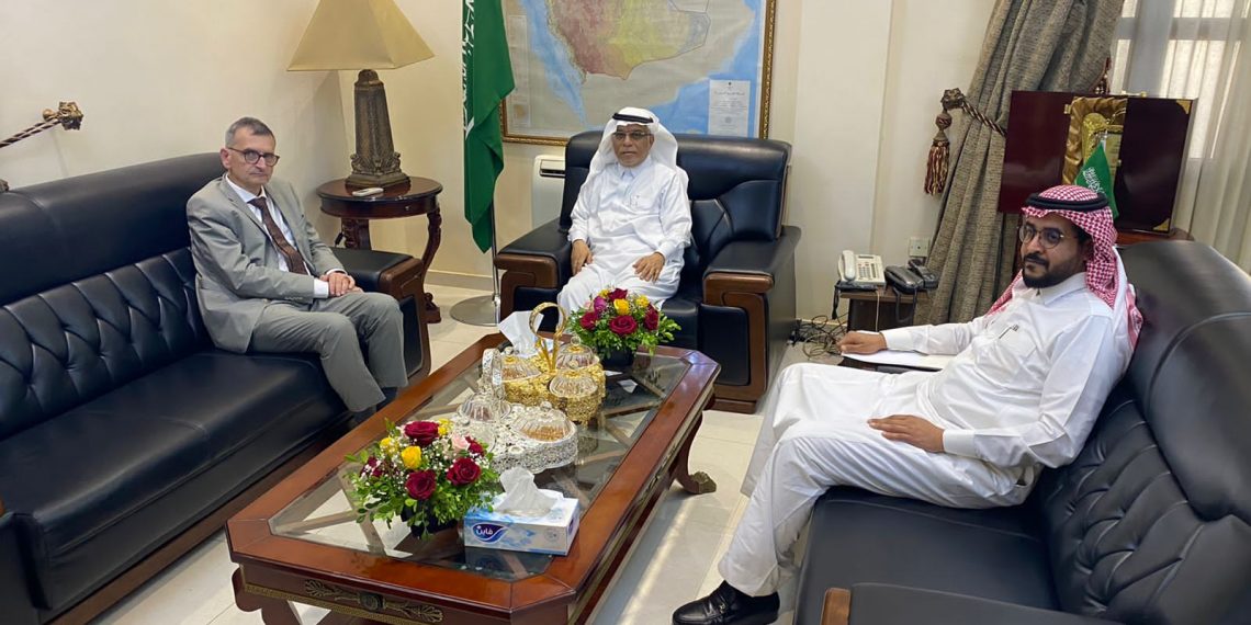 سفير خادم الحرمين الشريفين يستقبل رئيس بعثة يونتامس