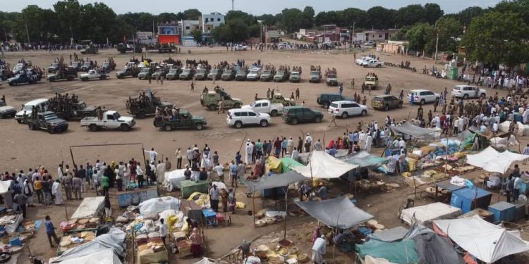 الدعم السريع تلقي القبض علي بعض المتفلتين بأحداث النيل