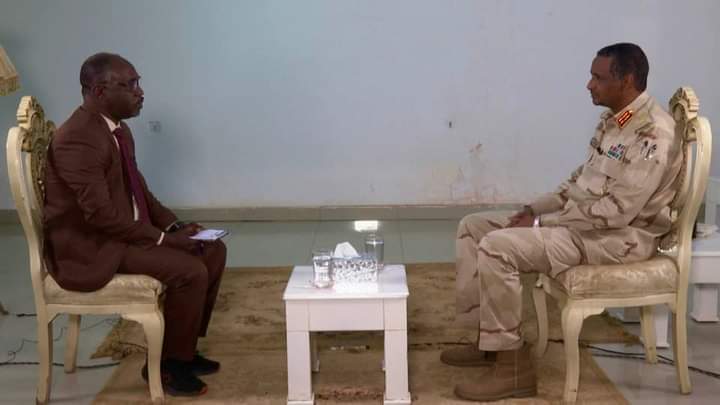 في حواره مع الB.B.C دقلو يؤكد فشل اجراءات 25 أكتوبر