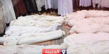 دقلو يشهد تشييع 18شهيداً قتلوا على يد  تشاديين