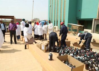 الابحاث الجيولوجية تبدأ في إزالة النفايات الكميائية المتراكمة