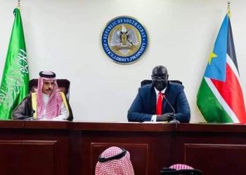 رئيس جمهورية جنوب السودان يستقبل وزير الخارجية السعودي