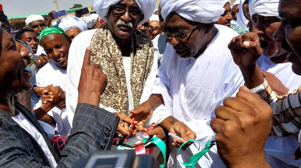 والي النيل الابيض والشيخ الفاتح البرعي يفتتحان مسجد مدينة ودشلعي