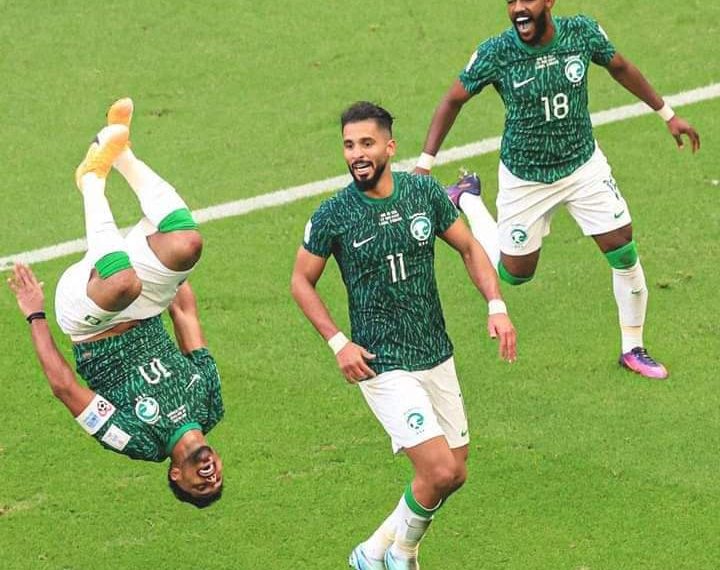 الأخضر يفوز علي الارجنتين بهدفين مقابل هدف