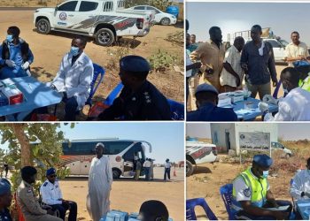 حملات لفحص المخدرات والكحول  لسائقي البصات السفرية