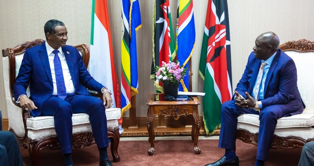 حميدتي يصل نيروبي ويلتقي نائب الرئيس الكيني