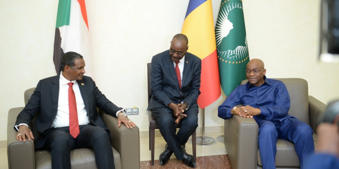 نائب رئيس مجلس السيادة يصل انجمينا