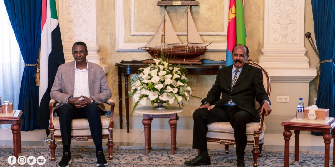 أفورقي ودقلو يبحثان مسار العلاقات الثنائية بين الخرطوم واسمرا