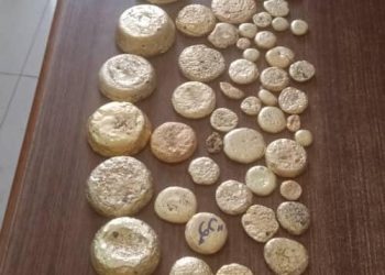 ضبط 13كيلو ذهب مهربة بنهر النيل