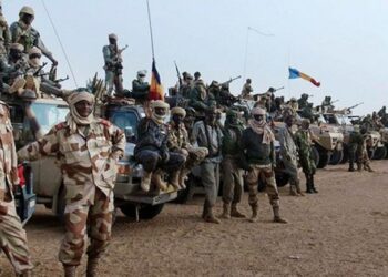 الجيش التشادي على الحدود السودانية