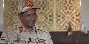 قائد قوات الدعم السريع الفريق اول محمد حمدان دقلو