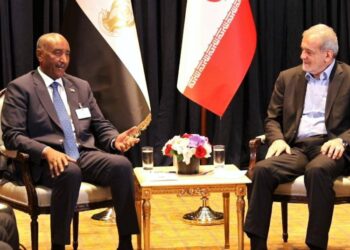 لقاء الرئيس الايراني وقائد الجيش السوداني بنيويورك
