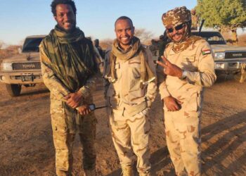 الصورة توضح المتحدث الرسمي لوفد التفاوض للدعم السريع والمستشار القانوني لحميدتي