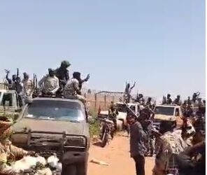 ⭕️ متحركات عسكرية ضخمة لقوات الدعم السريع تصل أم روابة