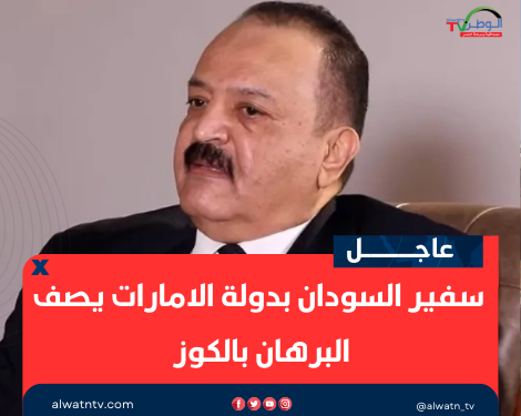 عاجل سفير السودان بدولة الامارات يصف البرهان بالكوز