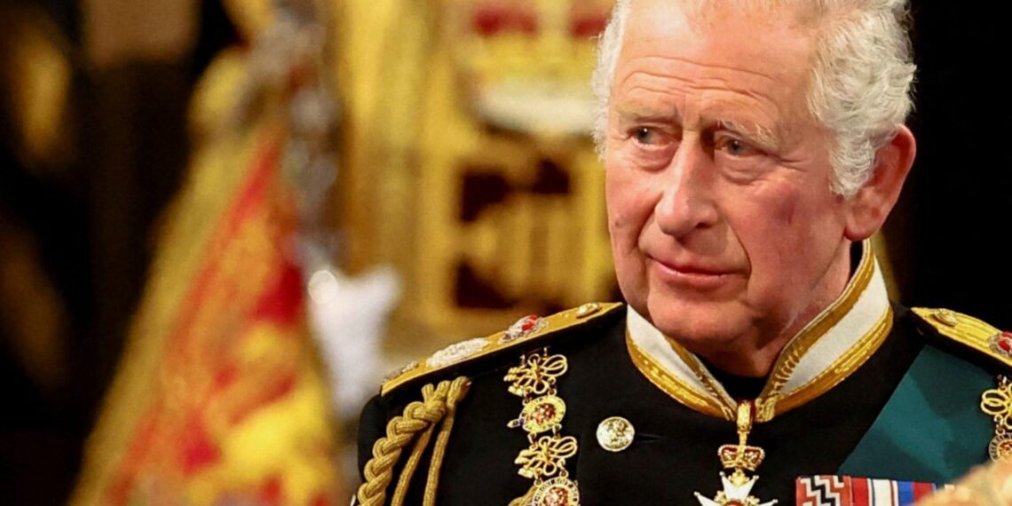 Britain's Prince Charles, Prince of Wales proceeds through the Royal Gallery during the State Opening of Parliament at the Houses of Parliament, in London, on May 10, 2022. - The 96-year-old monarch, who usually presides over the pomp-filled event and reads out her government's legislative programme from a gilded throne in the House of Lords, will skip the annual showpiece on her doctors' advice. (Photo by HANNAH MCKAY / POOL / AFP)