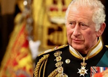 Britain's Prince Charles, Prince of Wales proceeds through the Royal Gallery during the State Opening of Parliament at the Houses of Parliament, in London, on May 10, 2022. - The 96-year-old monarch, who usually presides over the pomp-filled event and reads out her government's legislative programme from a gilded throne in the House of Lords, will skip the annual showpiece on her doctors' advice. (Photo by HANNAH MCKAY / POOL / AFP)